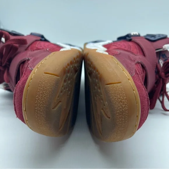 Patrick Ewing Shoes 10.5 Men’s Maroon White Rogue Lace Up High Tops